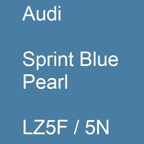 Audi, Sprint Blue Pearl, LZ5F / 5N.